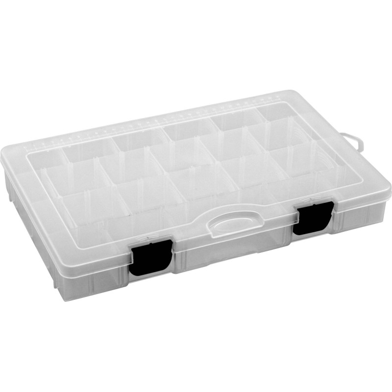Boite plastique 23 cases - 35,5x23x5 cm