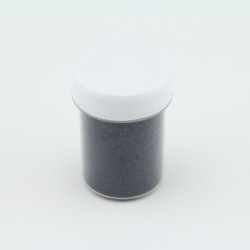 Paillettes rondes Noire - 0,4mm- 40 ml  pour plastique liquide -PLSPAI001
