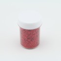 Paillettes rondes Rouge - 0,4mm - 40 ml  pour plastique liquide - PLSPAI006