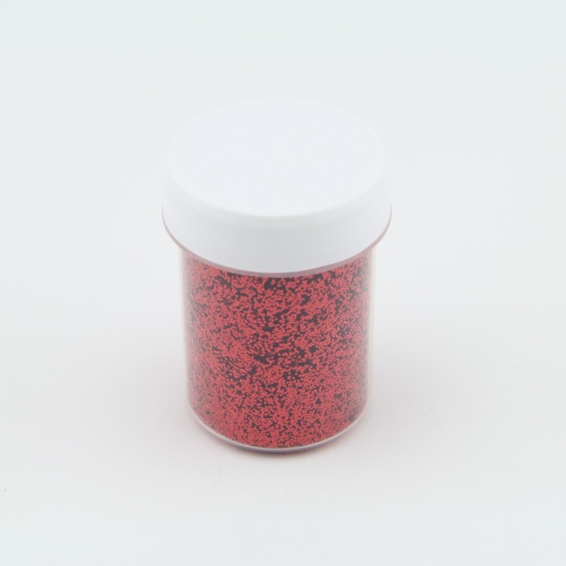 Paillettes Rouge - 0,4mm - 40 ml pour Plastique liquide  - en stock - Paillettes 0,4 mm