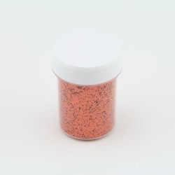 Paillettes rondes Orange - 0,4mm - 40 ml  pour plastique liquide - PLSPAI009