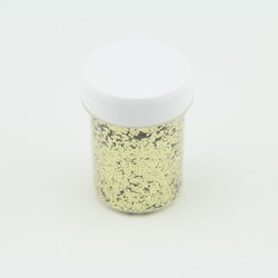 Paillettes Or - 1mm - 40 ml pour Plastique liquide  - en stock - Pailettes 1 mm