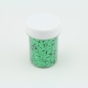 Paillettes rondes Citron Vert - 1mm - 40 ml  pour plastique liquide - PLSPAI016
