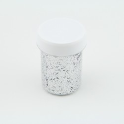 Paillettes Argent - 1mm - 40 ml pour Plastique liquide  - en stock - Pailettes 1 mm