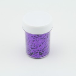 Paillettes rondes Violet - 1mm - 40 ml  pour plastique liquide - PLSPAI020