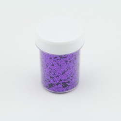 Paillettes rondes Violet - 1mm - 40 ml  pour plastique liquide - PLSPAI420