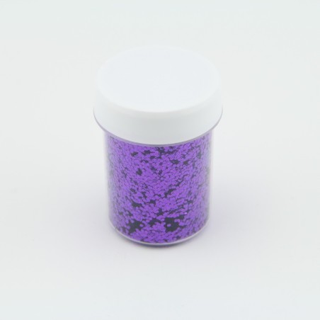 Paillettes Violet - 1mm - 40 ml pour Plastique liquide  - en stock - Pailettes 1 mm
