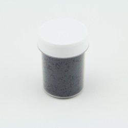 Paillettes rondes Noire - 1,6mm - 40 ml  pour plastique liquide - PLSPAI022