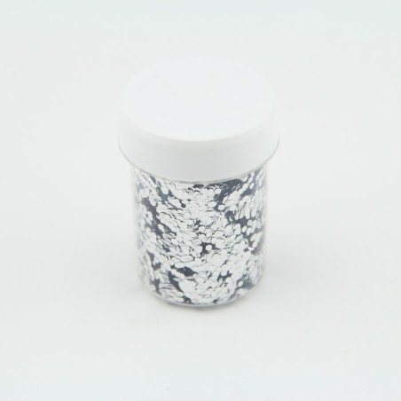 Paillettes Argent - 1,6mm - 40 ml pour Plastique liquide  - en stock - Paillettes 1,6 mm