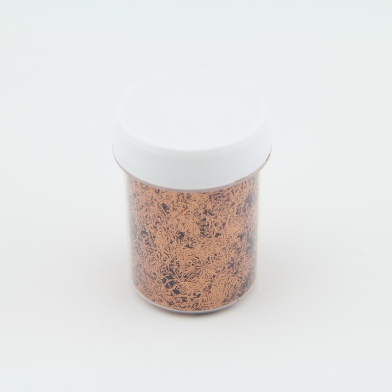 Paillettes Batonnet Cuivre - 3x0,25mm - 40ml pour Plastique Leurre liquide  - en stock - Paillettes Batonnets