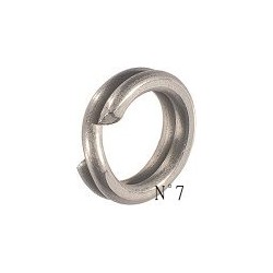 ANNEAUX BRISES RENFORCES SPLIT RING MEDIUM 7 SILV 90lb - DECOY