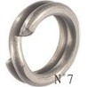 ANNEAUX BRISES RENFORCES SPLIT MEDIUM 7 - SPLIT RING MEDIUM 7 SILV 90lb