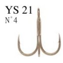 HAMECON TRIPLE DECOY YS 21    4 - YS21 Nø4  pack 6