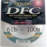 NYLON YGK FLUOROCARBONE NITLON DFC 06 LB – PE 1,5 – 0,218 – 100M