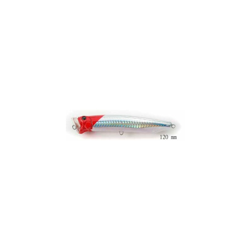 LEURRE TACKLE HOUSE FEED POPPER 120 SHG REDHEAD