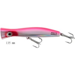 LEURRE HALCO ROOSTA POPPER  135 PINK SILVER