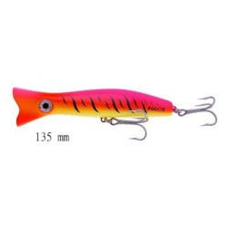 LEURRE HALCO ROOSTA POPPER  135 R1-PINK FLUORO