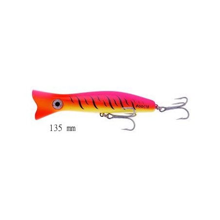 LEURRE HALCO ROOSTA POPPER  135 R1-PINK FLUORO