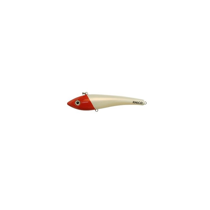 LEURRE HALCO MEET MAX 130 WHITE RED HEAD