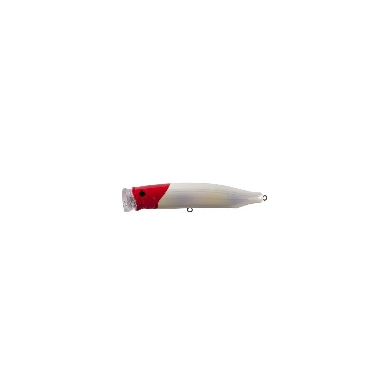 LEURRE TACKLE HOUSE FEED POPPER 150 U06 RED HEAD PEARL BELLY