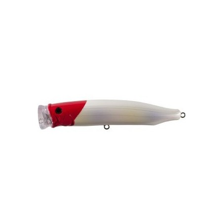 LEURRE TACKLE HOUSE FEED POPPER 150 U06 RED HEAD PEARL BELLY